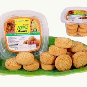 Proso Millet Cookies 300g (2 * 150g) Pack of 2 Tasty and Nutritious Millet Cookies