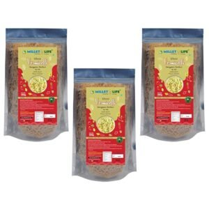 Millet Life Wheat Vermicelli 600g (3 * 200g) Pack of 3 Taste and Nutritious Wheat Vermicelli 600g