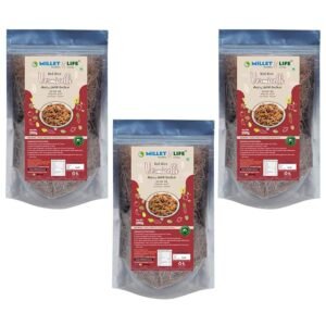 Millet Life Red Rice Vermicelli 600g (3 * 200g) Pack of 3 Taste and Nutritious Red Rice Vermicelli 600g