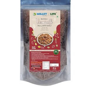 Millet Life Red Rice Vermicelli 600g (3 * 200g) Pack of 3 Taste and Nutritious Red Rice Vermicelli 600g