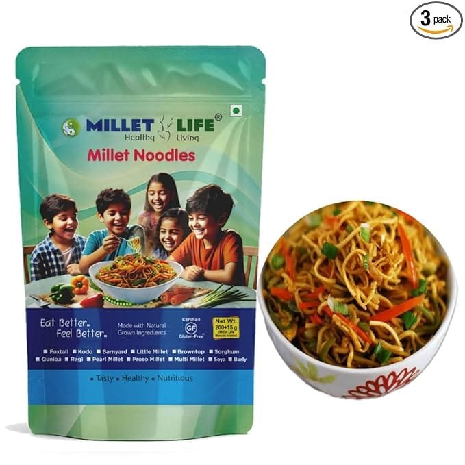 Kodo Millet Noodles, Quinoa Millet Noodles  – Pack of 2 – 430 g